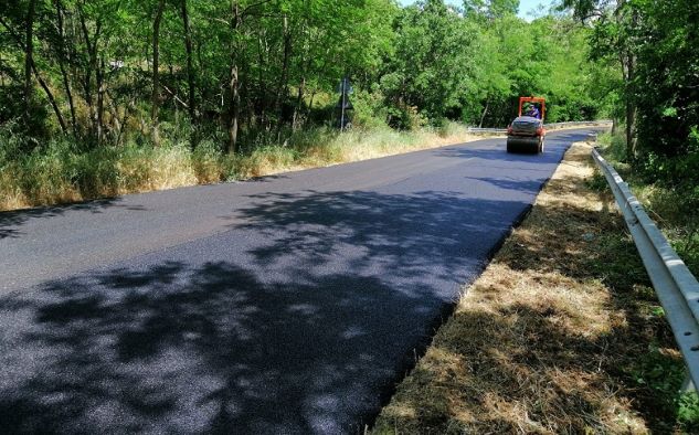 Ferentino-Porciano, ultimati i lavori di rifacimento del manto stradale